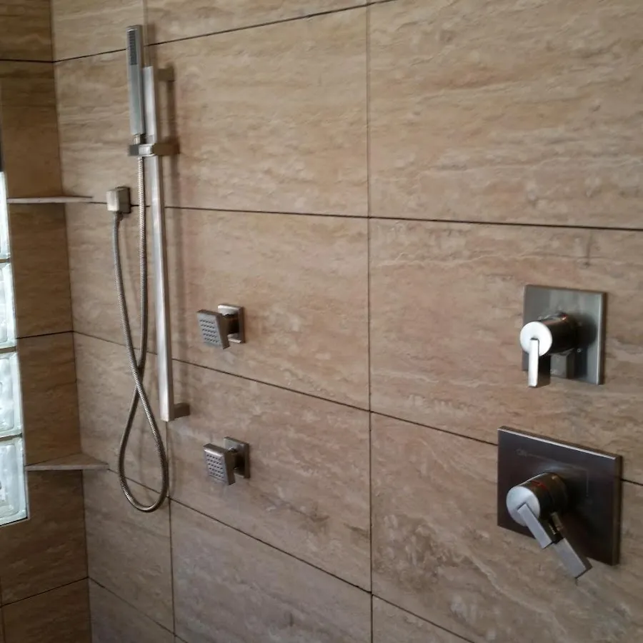 Shower fixture installation for Frozen Pipe Repair in East Granby